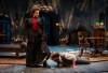 Kathryn Erbe and Cliff Chamberlain in Steppenwolf Theatre's "The Dance of Death" through March 22, 2026.