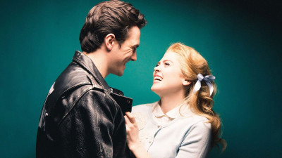 Jimmy Nicholas and Leryn Turlington star in "Grease' at Marriott Theatre