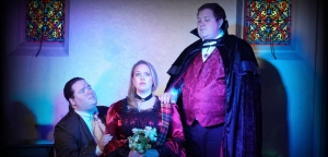 Jordan Loyd, Jessie Lyons, and Jeremiah Strickler in Der Vampyr .