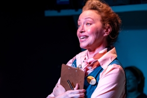 Rebecca Spence as Jan in Bonnie's Last Flight at Rivendell Theatre.
