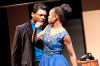 Kelvin Roston, Jr. as Jackie Wilson and Melanie McCullough as his wife Freda in Black Ensemble Theater's The Jackie Wilson Story