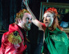 David Lovejoy and Emily Lotspeich in The Cuttlefish, or the Hyrcanian Worldview at Trapdoor Theatre.