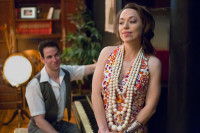 (left to right) Dan Gold and Carmen Risi star in "They're Playing Our Song" at Rivendell Theatre