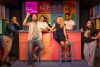 (L to R) Aiden McCoy, Maxwell J DeTogne, Daria Koon, Kristin Brintnall, Tommy Rothwells and Hannah Kipp in I LOVE YOU BECAUSE from Oil Lamp Theater, now playing through September 13.